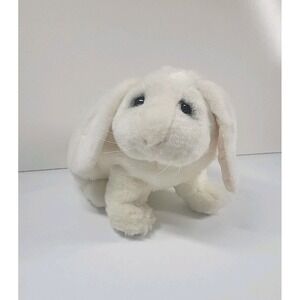 DAKIN White Byron Bunny Rabbit Plush LOU RANKIN 14" Stuffed Animal